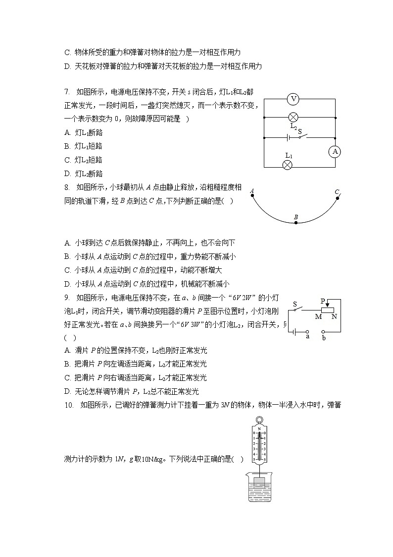 2023年辽宁省大连市中山区中考物理一模试卷（含答案解析）02