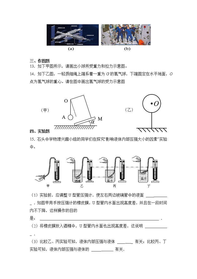 湖北省浠水县丁司当镇石头中学2022-2023学年八年级下学期期中考试物理试题第3页
