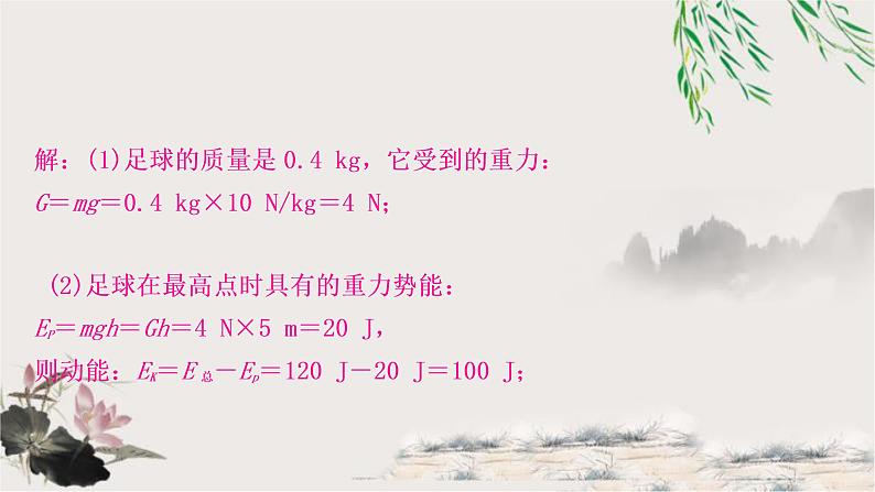 中考物理复习题型六信息提取题教学课件04