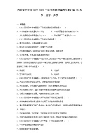 四川省巴中市2020-2022三年中考物理真题分类汇编-05热学、光学、声学