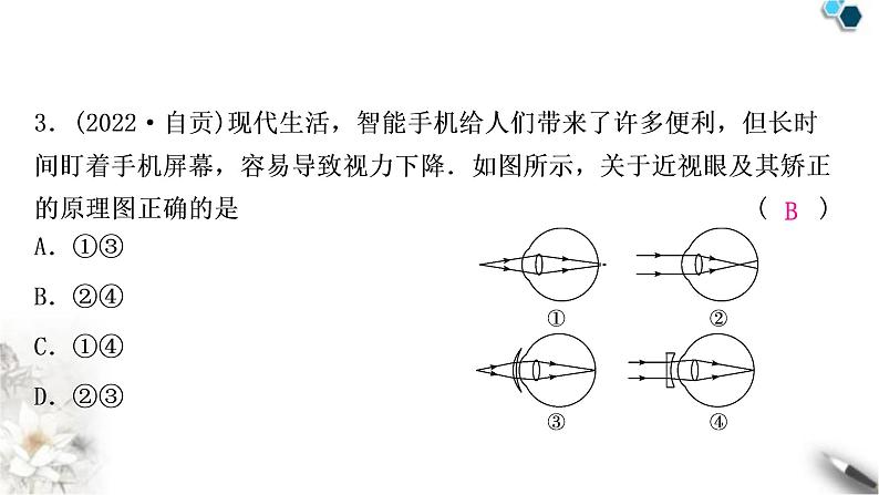 中考物理复习第3讲透镜及其应用作业课件04