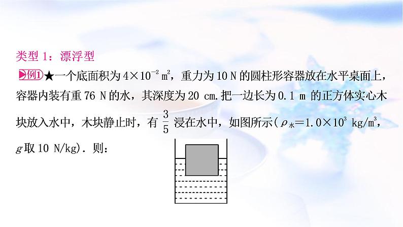 中考物理复习专题3密度、压强、浮力的综合计算教学课件02