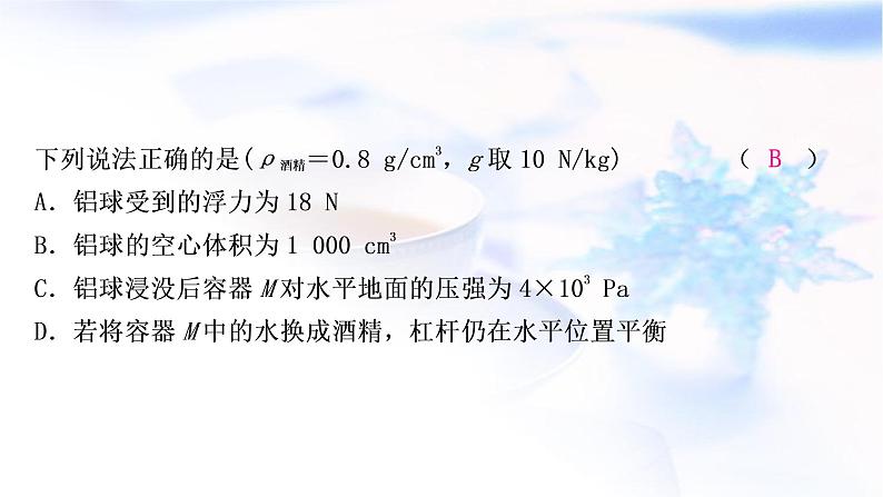 中考物理复习专题4与杠杆有关的计算教学课件03