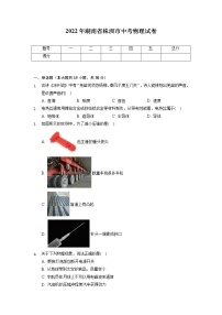 2022年湖南省株洲市中考物理真题