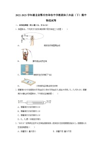 湖北省鄂州市华容区中学教联体2022-2023学年八年级下学期期中质量监测物理试题(含答案)