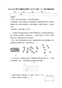 安徽省合肥四十五中2022-2023学年九年级下学期期中物理试卷 (含答案)