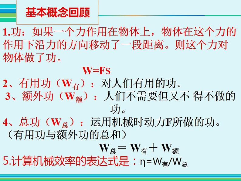 人教版八年级物理下册--12.3机械效率（课件1）第3页