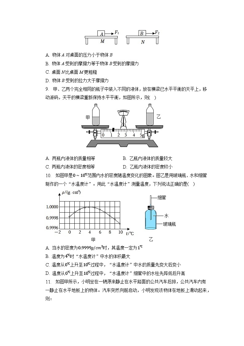 广东省广州市花都区2022-2023学年八年级下学期期中物理试卷03