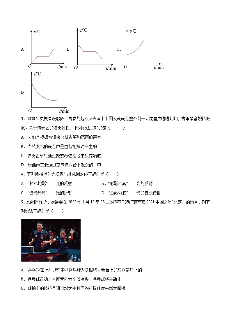 2023年中考押题预测卷01（广东卷）-物理（考试版）A4第2页