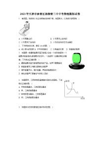 2023年天津市西青区杨柳青二中中考物理模拟试卷