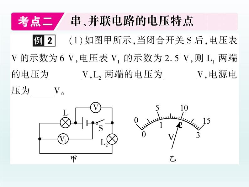 中考物理一轮复习考点梳理课件：第十七讲 电流和电压 (含答案)第5页