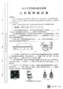 河南省洛阳市2022-2023学年八年级下学期4月期中物理试题