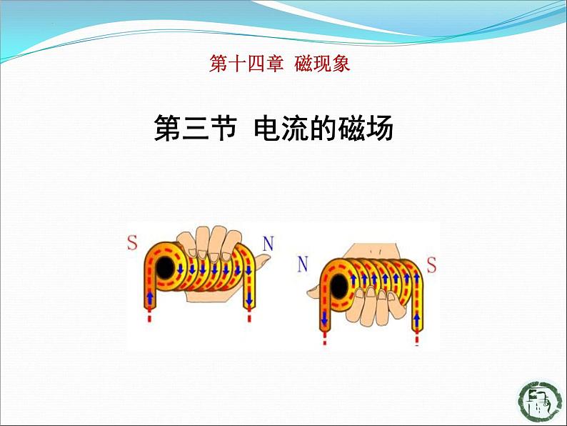 北师大版九年级全一册物理14.3电流的磁场课件02