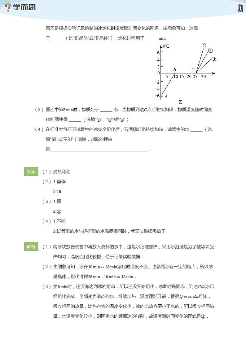 [物理笔记]一检微课堂第1周——物态变化(教师版)第2页
