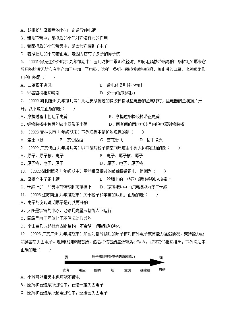 第七章《从粒子到宇宙》学习效果检测（原卷版）第2页