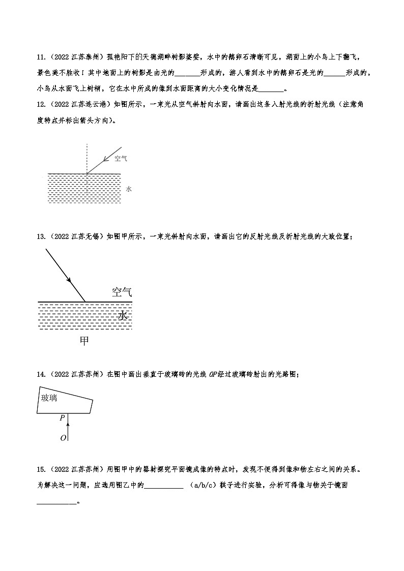 2022年中考物理真题专题练习—光现象（二）第3页