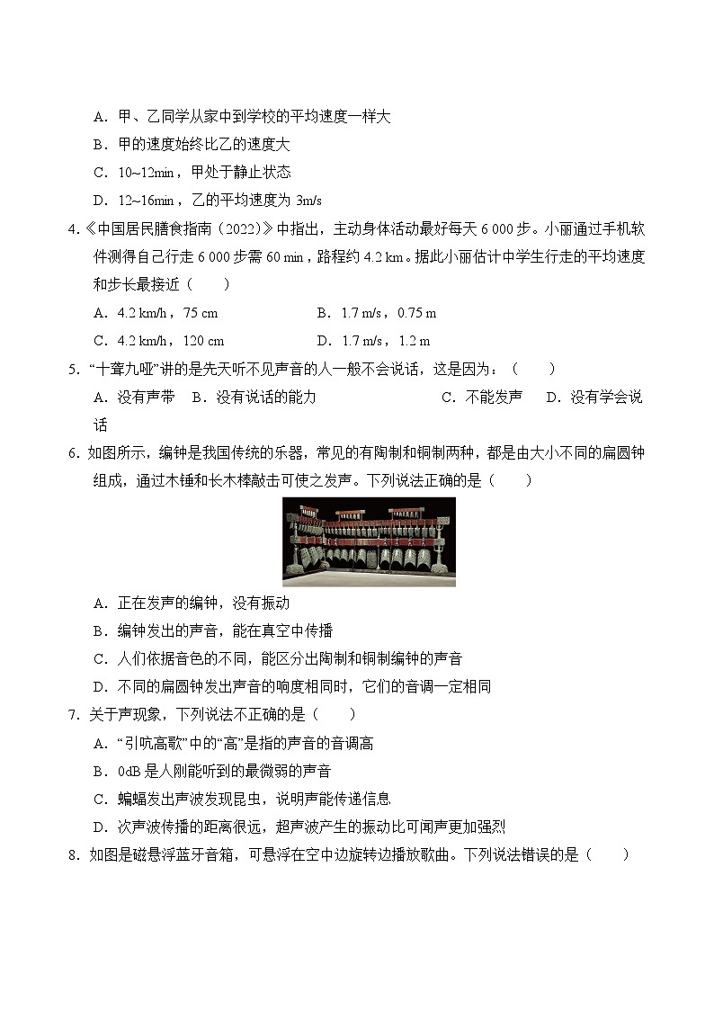 物理人教版9年级下题型专练01 选择题03