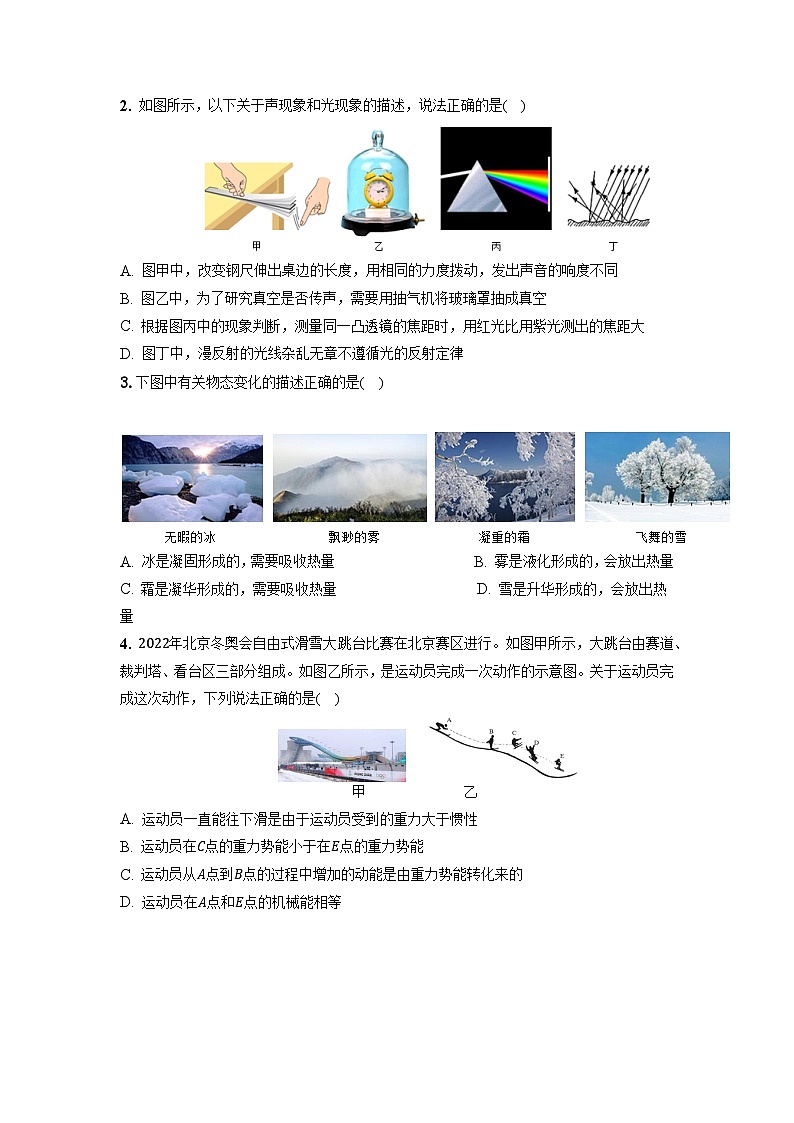 必刷卷05——2023年中考物理考前30天冲刺必刷卷（辽宁沈阳专用）02