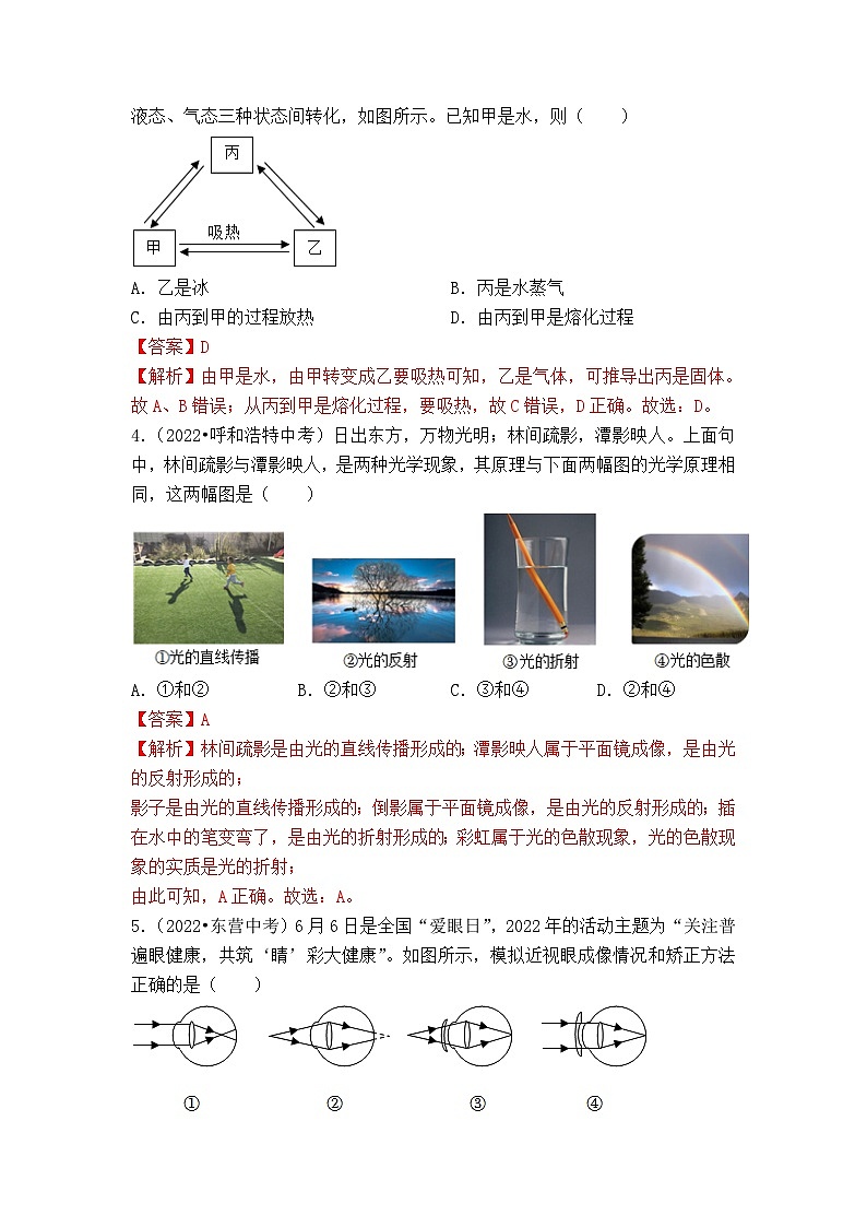 真题重组卷01-2023年中考物理真题汇编重组卷（山东济南专用）（解析版）第2页