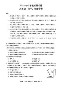 广东深圳坪山区2023届九年级中考二模化学物理试卷+答案