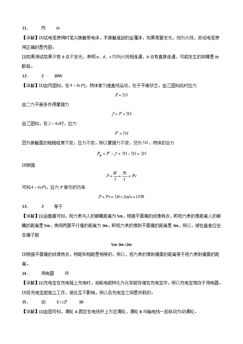 物理（吉林卷）-【试题猜想】2023年中考考前最后一卷（考试版+答题卡+全解全析+参考答案）03