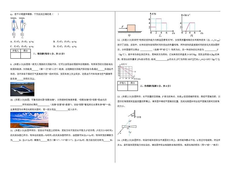 2023年中考押题物理预测卷02【湖北三市】（考试版）第2页