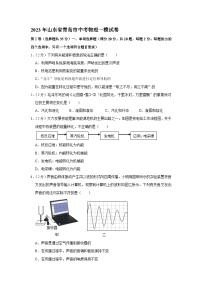 2023年山东省青岛市中考物理一模试题（含答案）