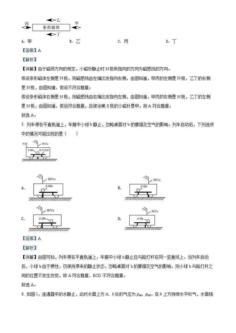 精品解析：2022年广东省广州市中考物理试题（解析版）03