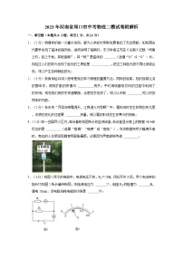 2023年河南省周口市中考物理二模试卷附解析