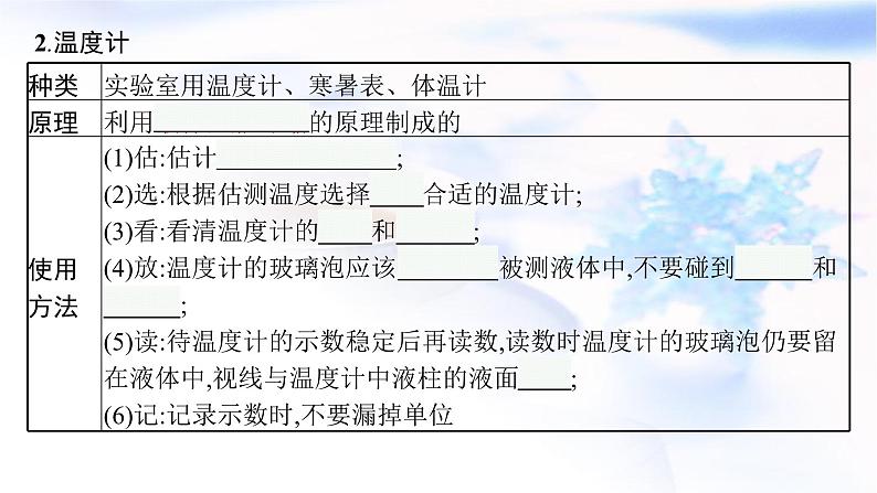 人教版中考物理总复习第一单元运动声物态变化光第3课时物态变化教学课件05