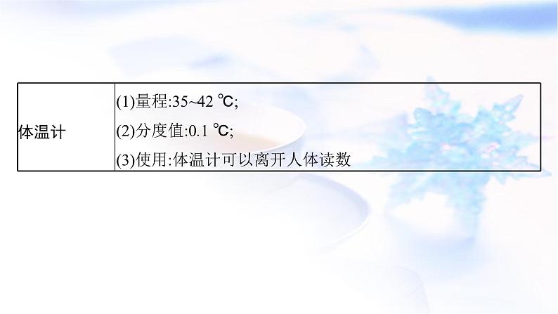 人教版中考物理总复习第一单元运动声物态变化光第3课时物态变化教学课件06