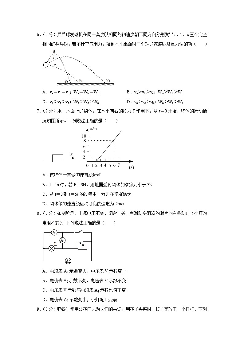2023年辽宁省营口市中考物理一模试题（含答案）02
