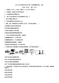 2023年辽宁省朝阳市朝阳市三中、四中、五中等二模物理试题(无答案)