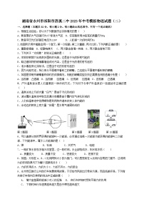 湖南省永州市祁阳市浯溪二中2023年中考模拟物理试题（二）（解析版）