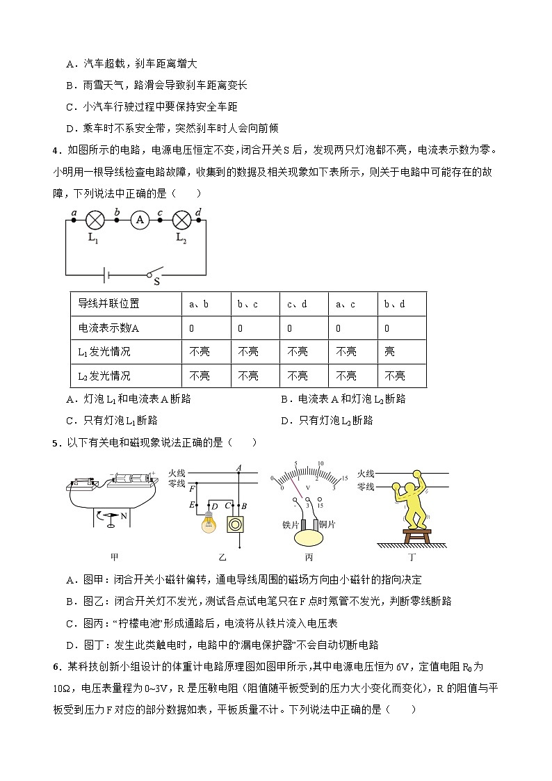 广东省深圳市31校联考2022-2023学年九年级下学期物理第二次质检试卷附答案02