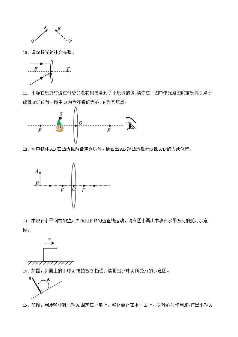 2023年中考物理画图专项练习附答案第3页