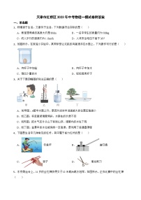 天津市红桥区2023年中考物理一模试卷附答案