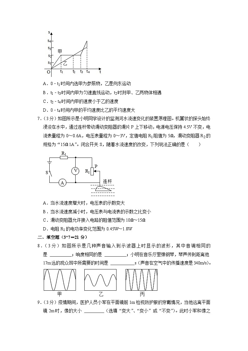 2023年广东省惠州市博罗县杨村中学中考物理一模试卷03