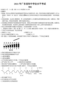 2021年广东省中考物理试题