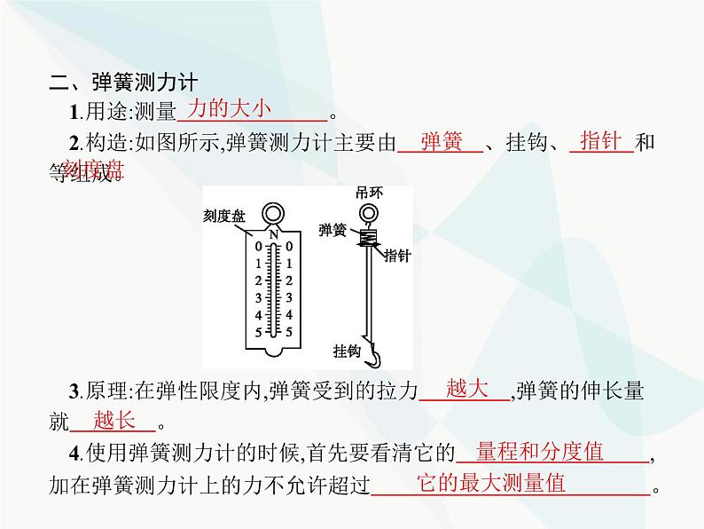 人教版初中物理八年级下册第7章力第2节弹力课件第3页