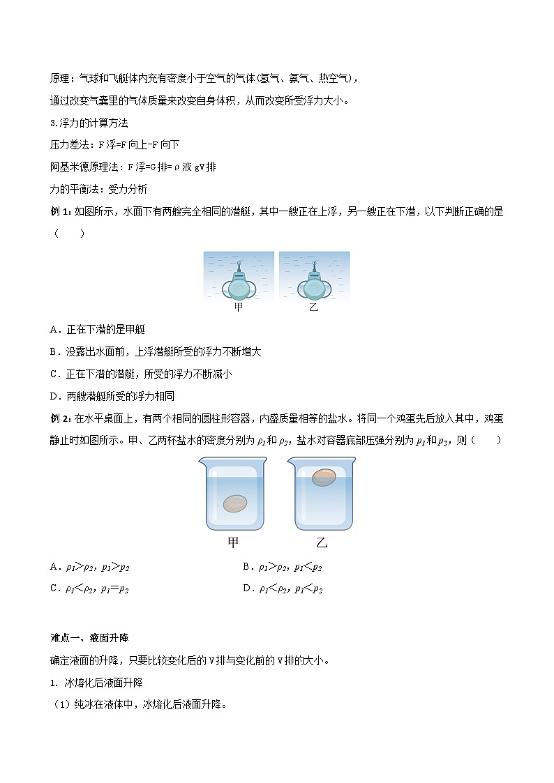 考点10 浮力 备战中考物理一轮复习知识点+练习（含答案解析）03