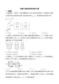 2023年中考物理二轮复习专题训练06 液体压强的比较与计算