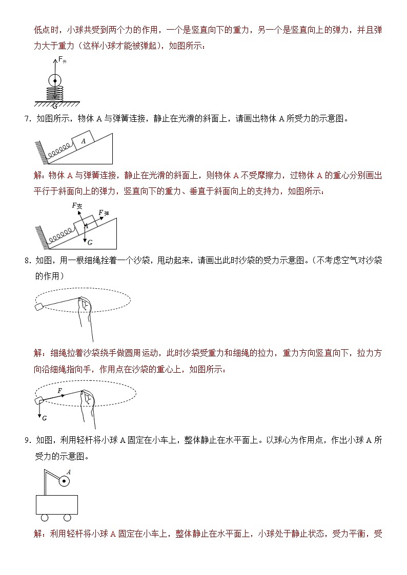 【期末专项突破】2022-2023学年人教版八年级物理下册期末难点题型专项练习：专题04 力的作图（原卷版+解析版）03