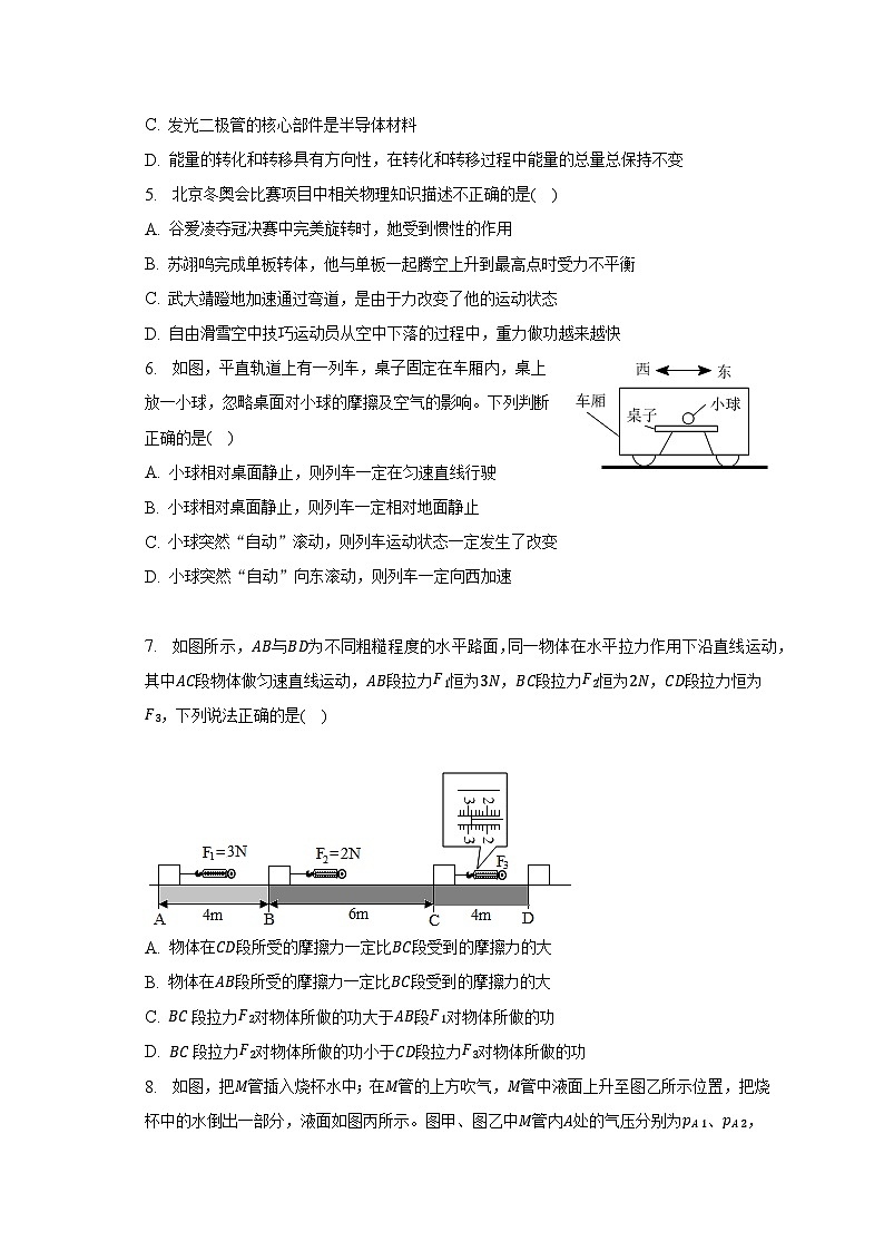 2023年广东省广州市白云区中考物理二模试卷-普通用卷02