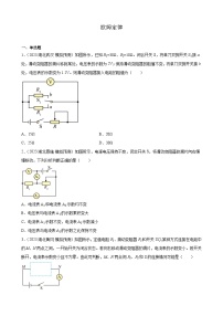 2023年湖北省九年级物理中考模拟题分类选编：欧姆定律