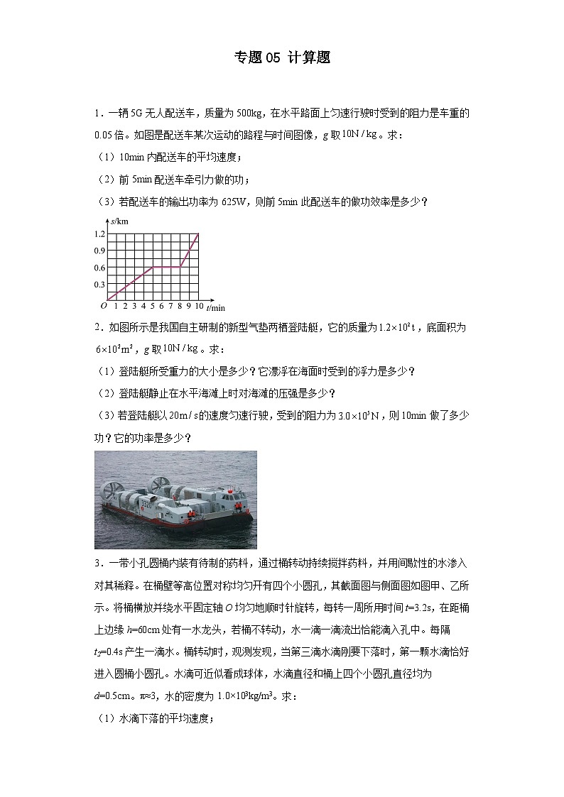 专题05 计算题（原卷版）第1页