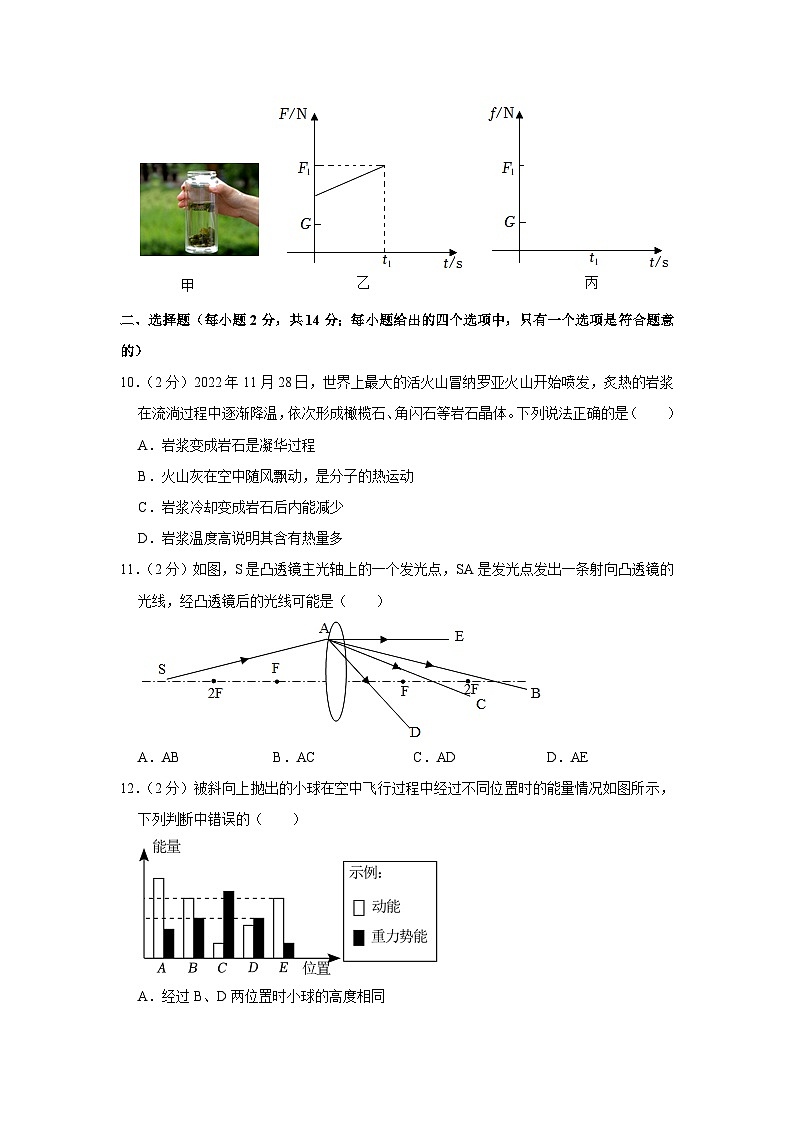 2023年安徽省合肥市寿春中学中考物理三模试卷第3页