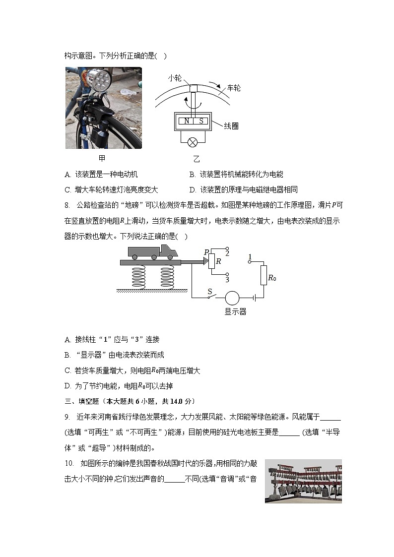 2023年河南省洛阳市宜阳县中考物理三模试卷03