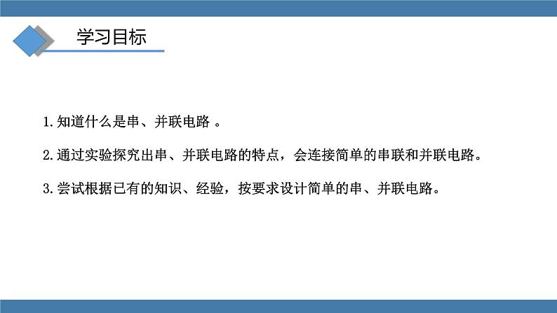 沪科版九年级物理全一册课件 第十四章 第三节 连接串联电路和并联电路第3页