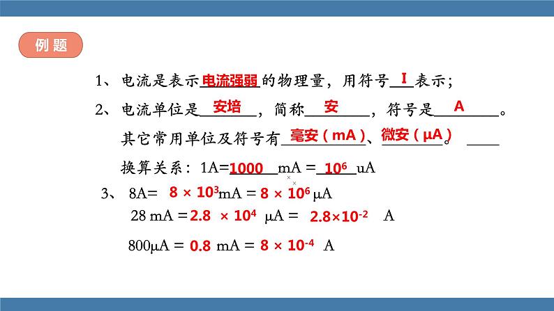 沪科版九年级物理全一册课件 第十四章 第四节 科学探究：串联和并联电路的电流 第一课时08